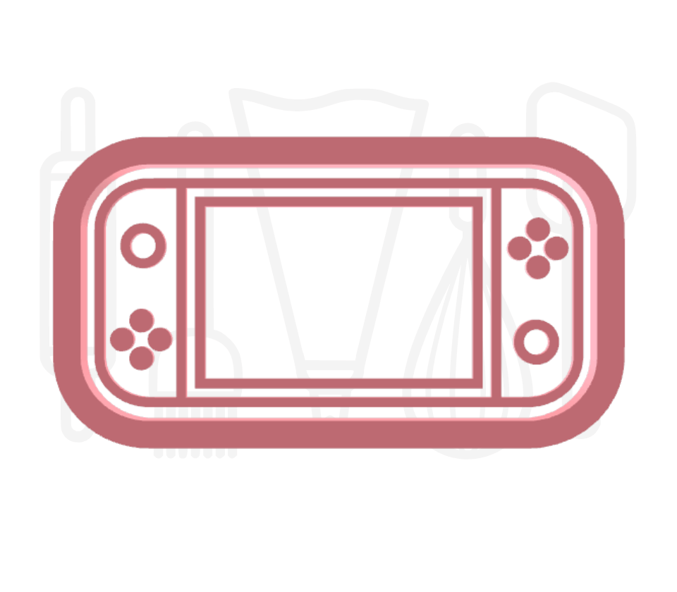 Switch controller uitsteker + stempel - 3D-geprint