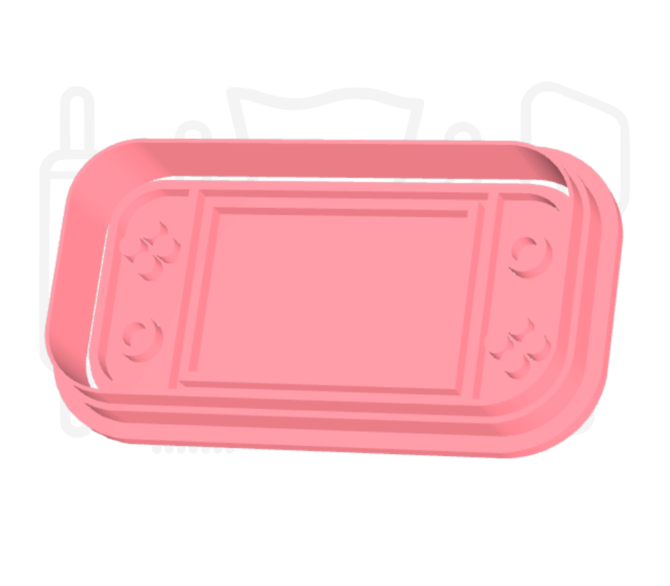 Switch controller uitsteker + stempel - 3D-geprint