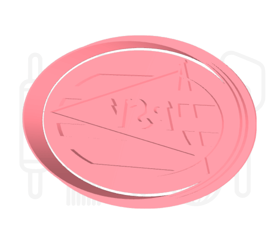 PSV koekjes uitsteker met stempel - 3D geprint