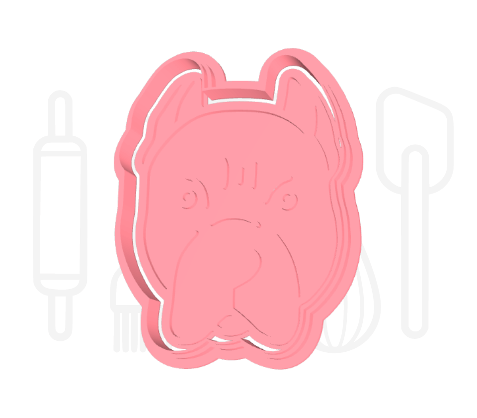 Pitbull uitsteker + stempel - 3D-geprint