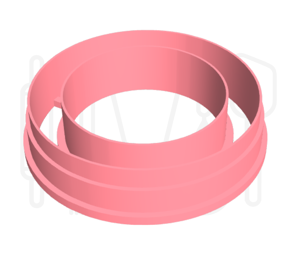 Controller rondje uitsteker - 3D geprint