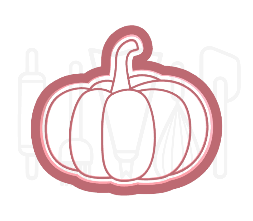 Pompoen uitsteker + stempel - 3D-geprint