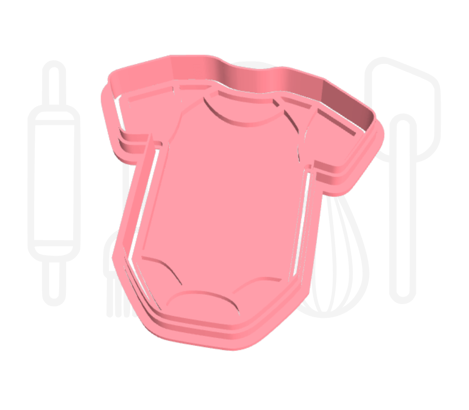 Rompertje uitsteker + stempel - 3D-geprint