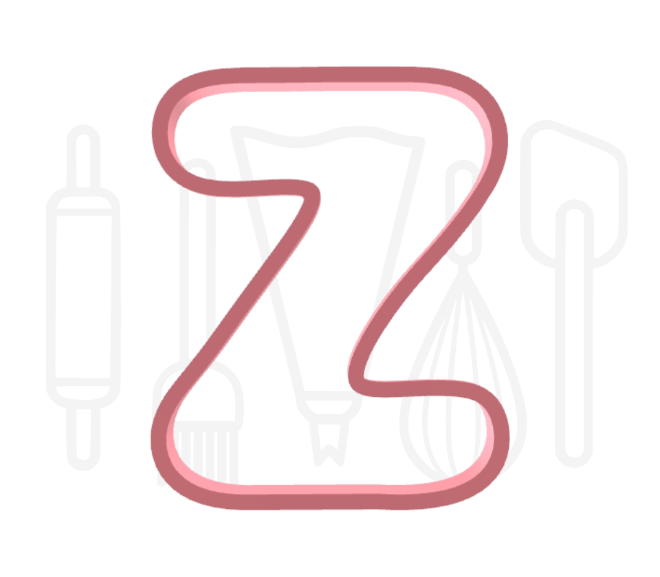 Letter Z uitsteker - rond - 3D geprint
