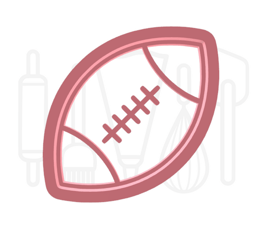 Rugbybal uitsteker + stempel - 3D geprint