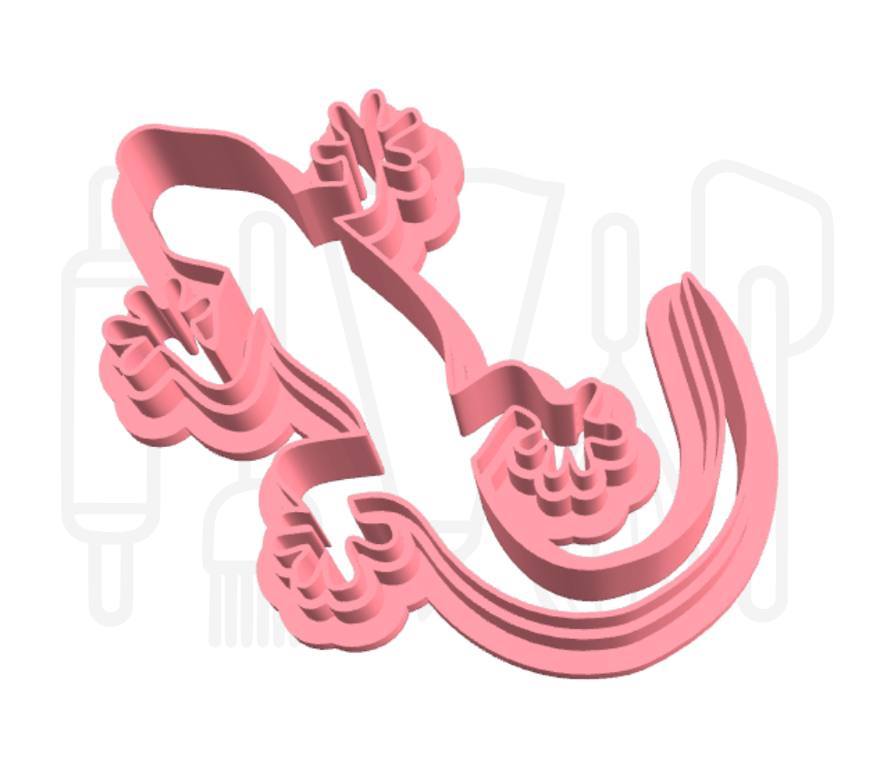 Salamander uitsteker - 3D-geprint