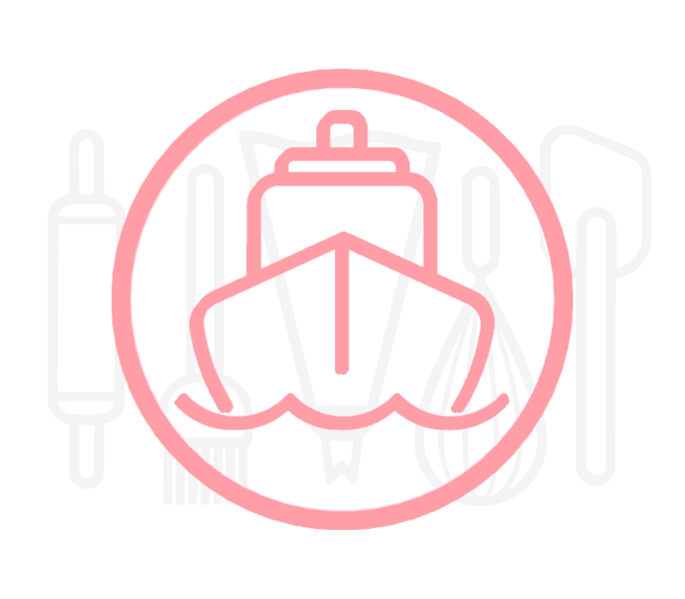 Fondant stempel Schip - 3D Geprint