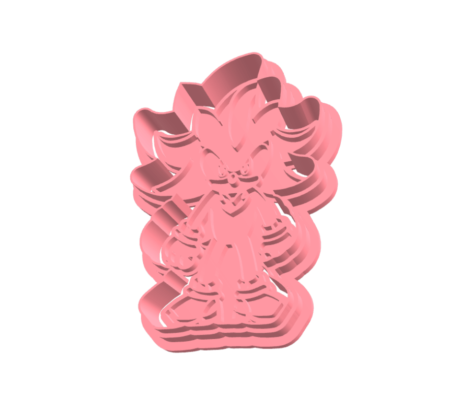 Schaduw egel - uitsteker + stempel - 3D-geprint