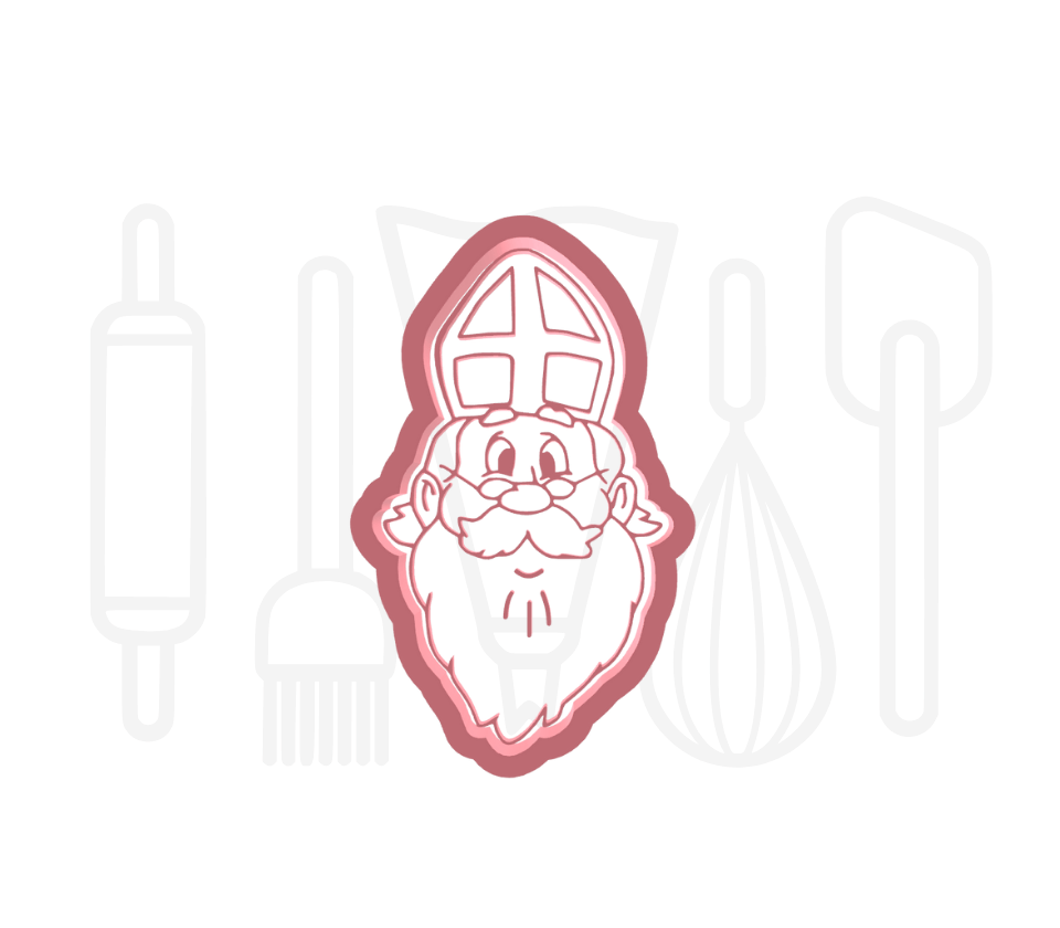 Sinterklaas uitstekers set 1  - 3D geprint