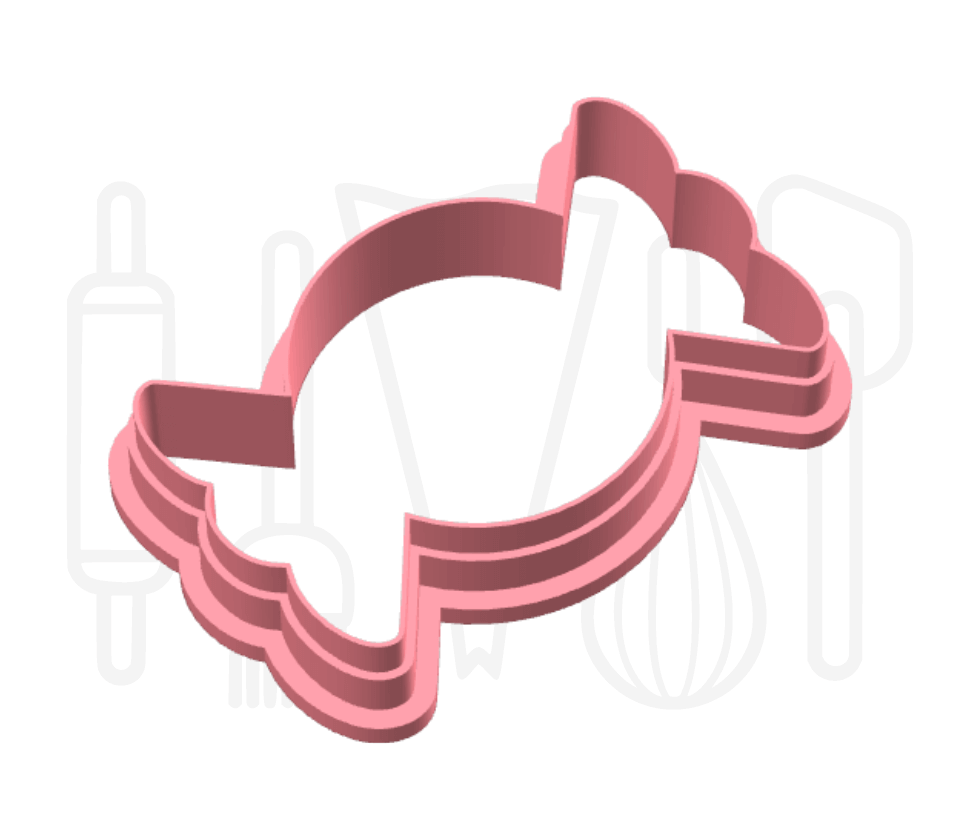 Snoepje rond uitsteker - 3D-geprint