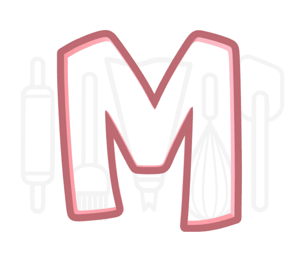 Letter M uitsteker - Speels - 3D geprint