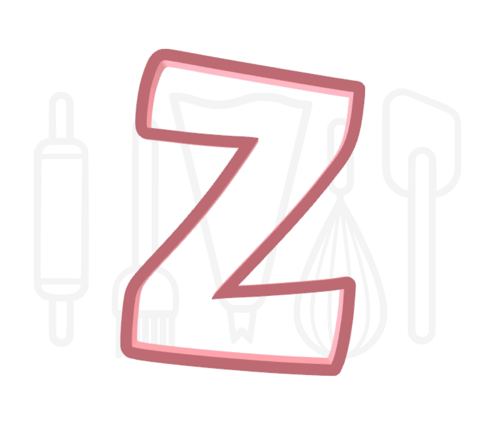 Letter Z uitsteker - Speels - 3D geprint