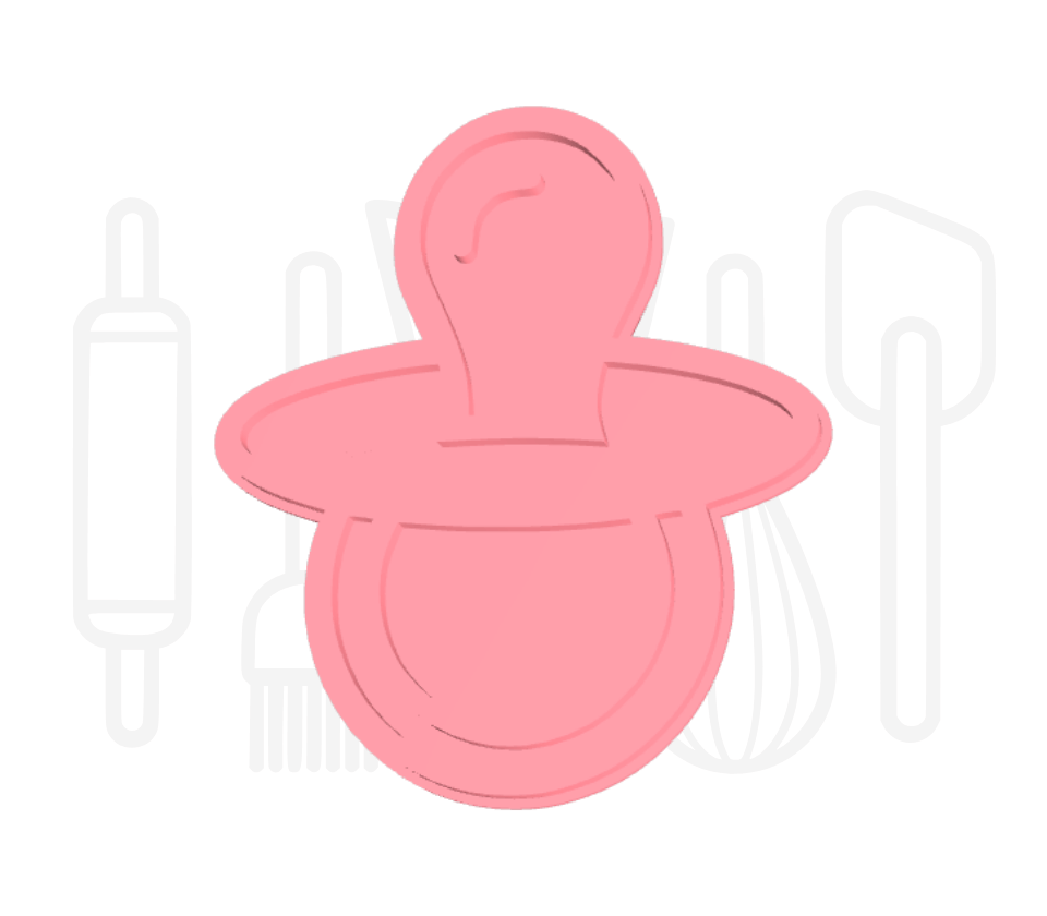 Speen uitsteker + stempel - 3D-geprint