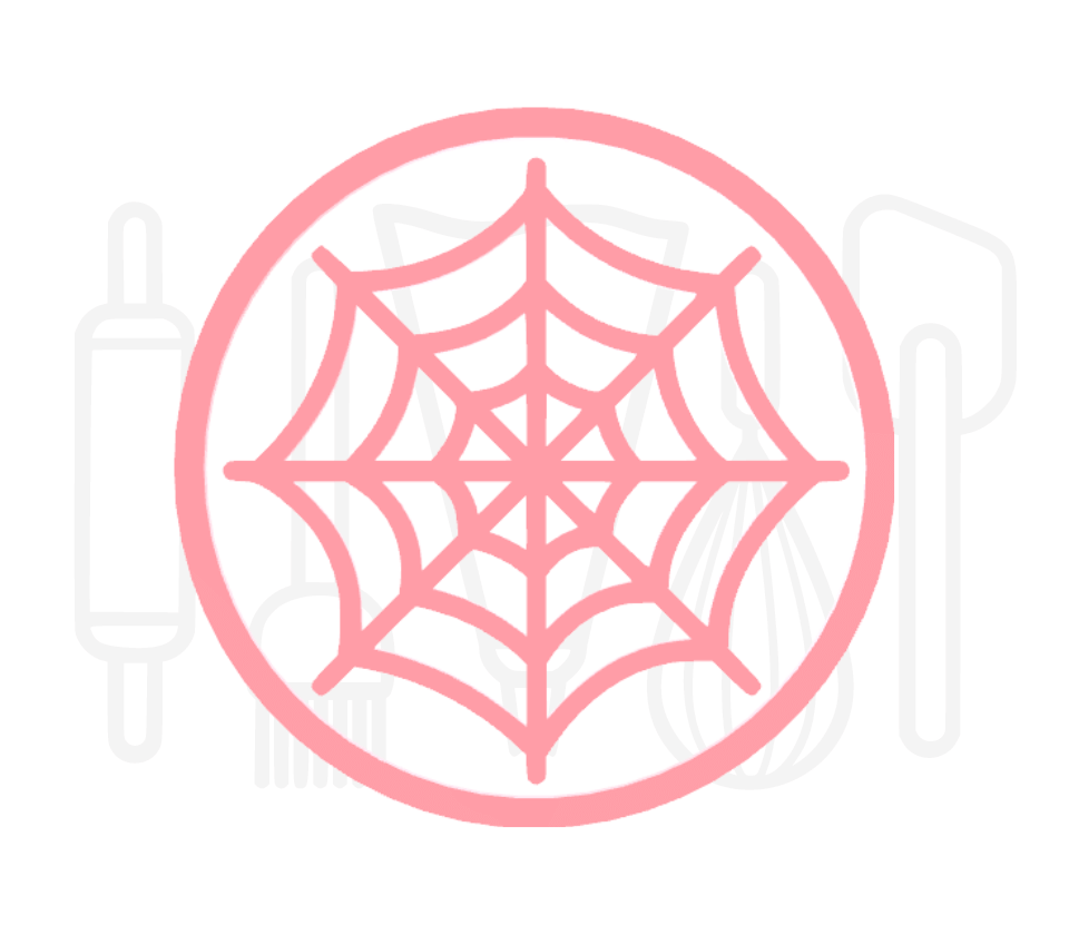 Fondant stempel Spinnenweb - 3D Geprint