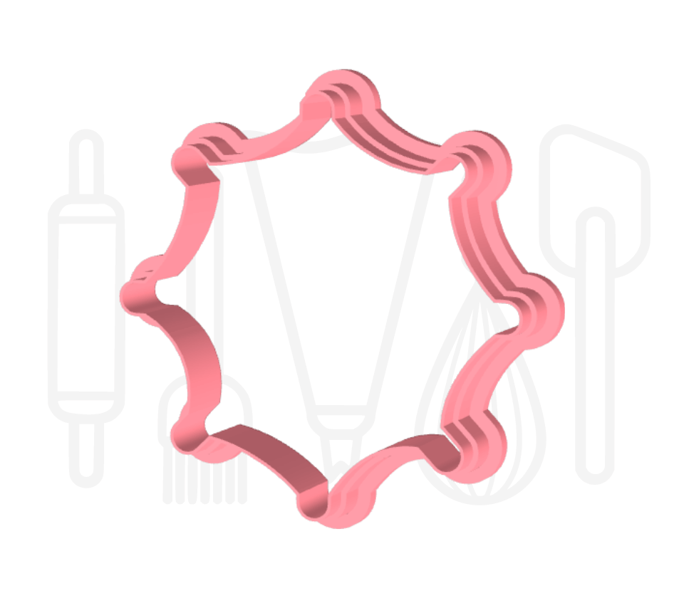 Spinnenweb uitsteker + stempel - 3D-geprint