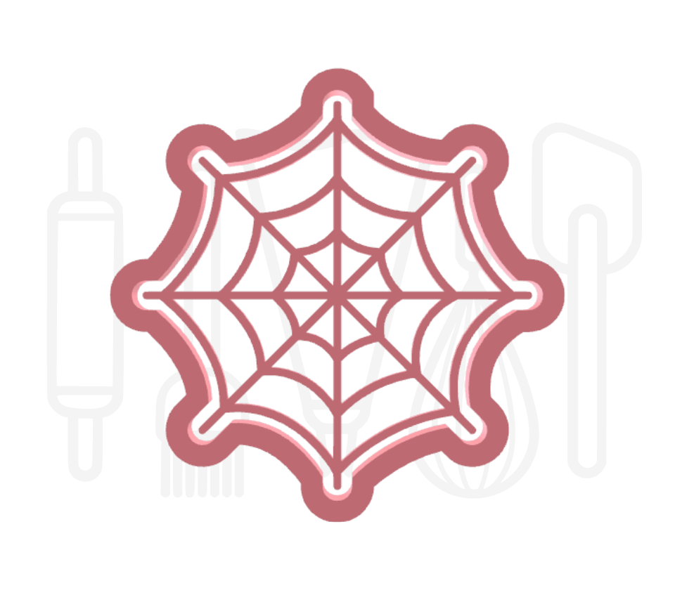 Spinnenweb uitsteker + stempel - 3D-geprint