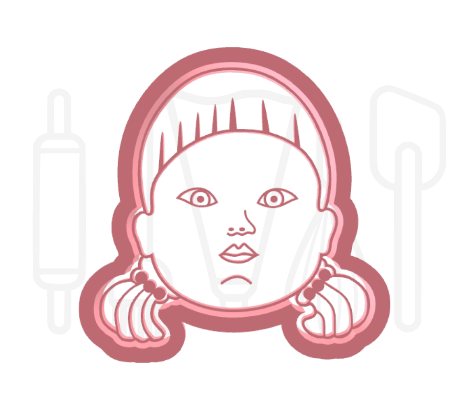 Squid game pop uitsteker + stempel - 3D geprint