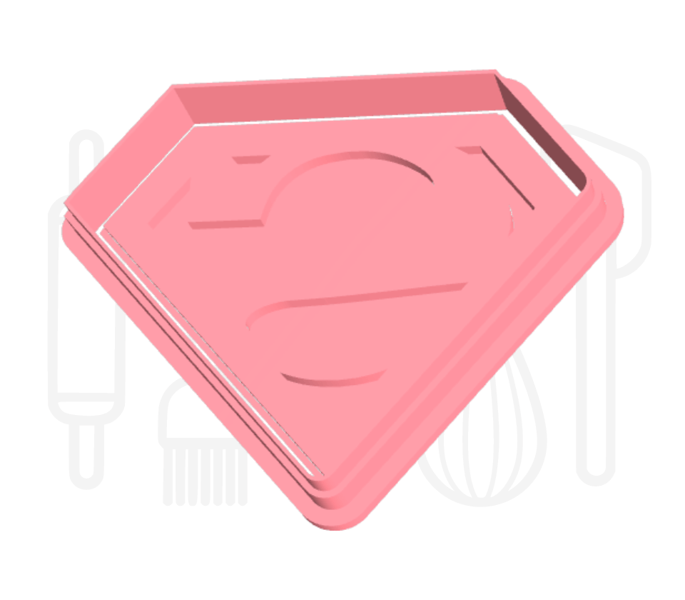 S-logo uitsteker + stempel - 3D-geprint
