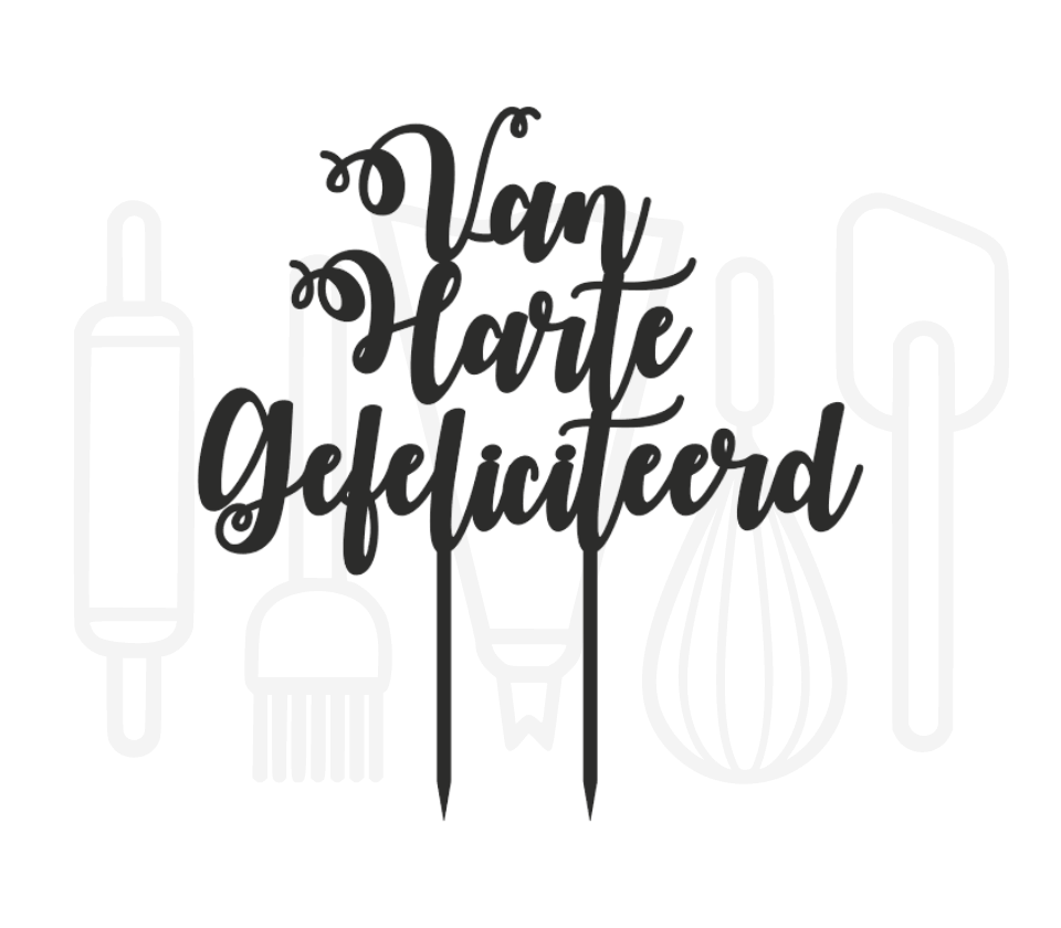 Taarttopper - Van harte gefeliciteerd