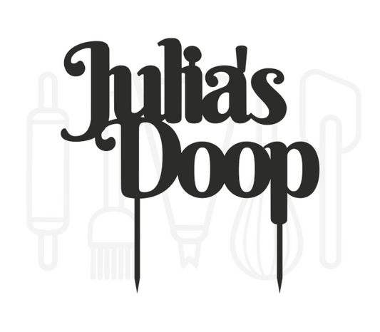 Taarttopper - Voornaam + doop