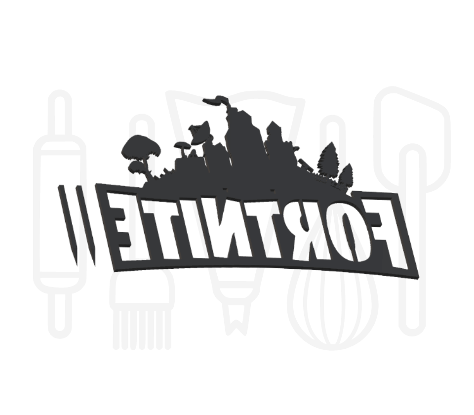 Taarttopper - Fortnite (prikkers achter)