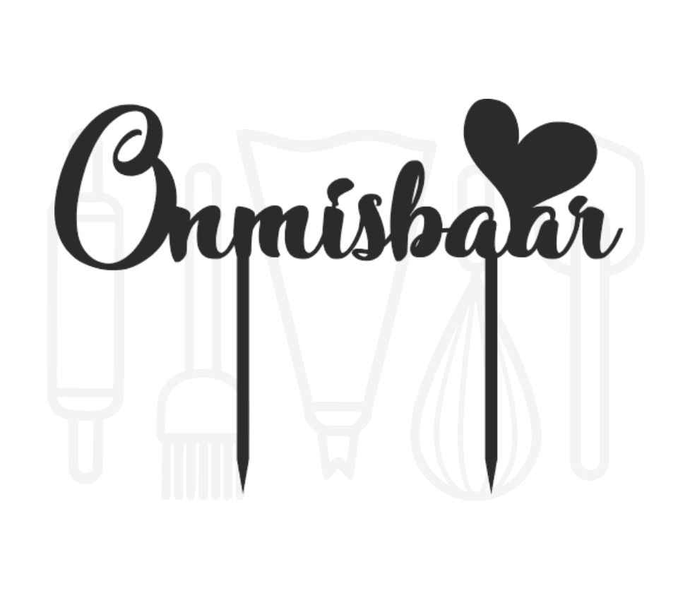 Taarttopper - Onmisbaar met hart