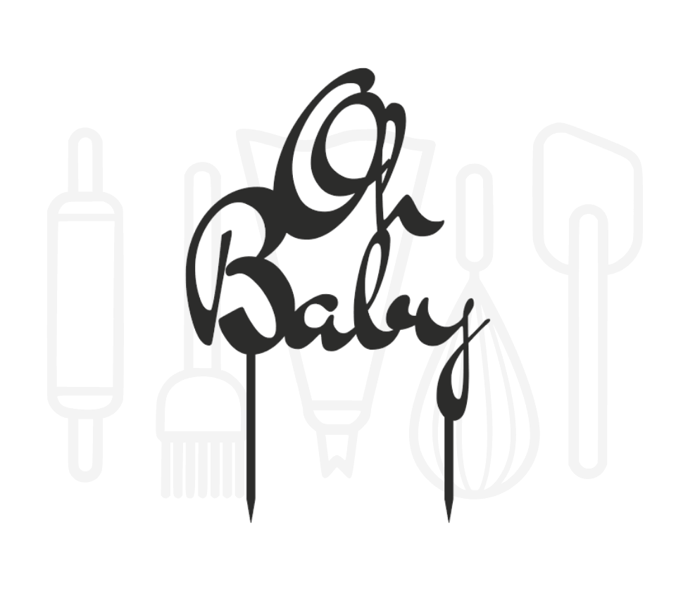 Taarttopper - Gender Reveal - Oh Baby