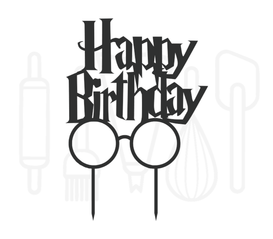 Taarttopper - Happy birthday 3