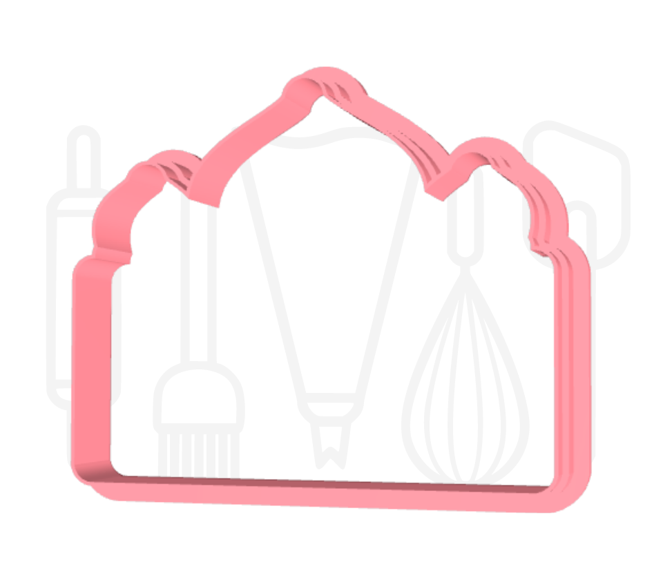Taj Mahal uitsteker + stempel - 3D-geprint