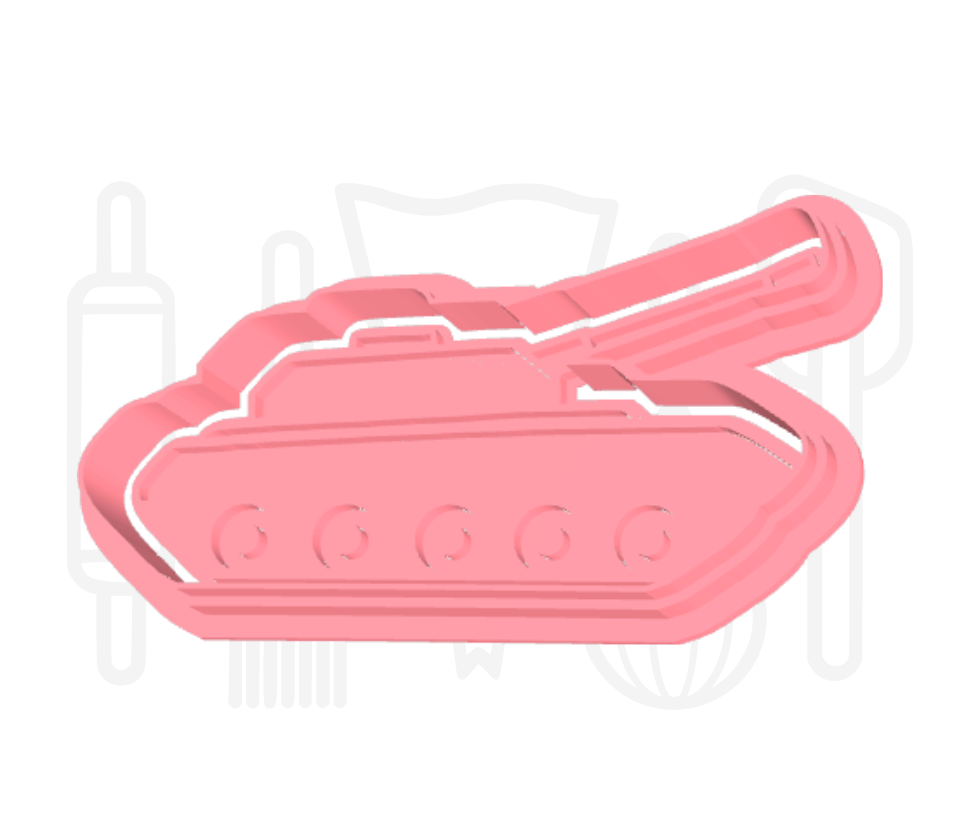 Tank uitsteker + stempel - 3D-geprint