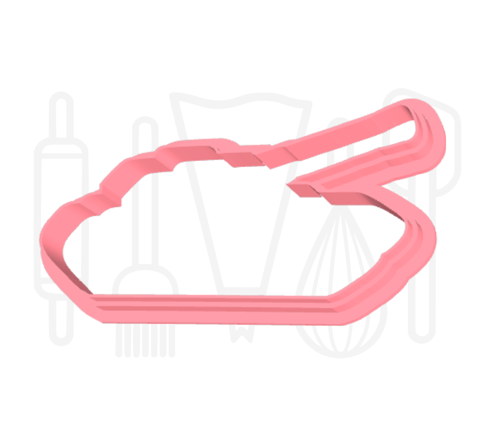 Tank uitsteker + stempel - 3D-geprint