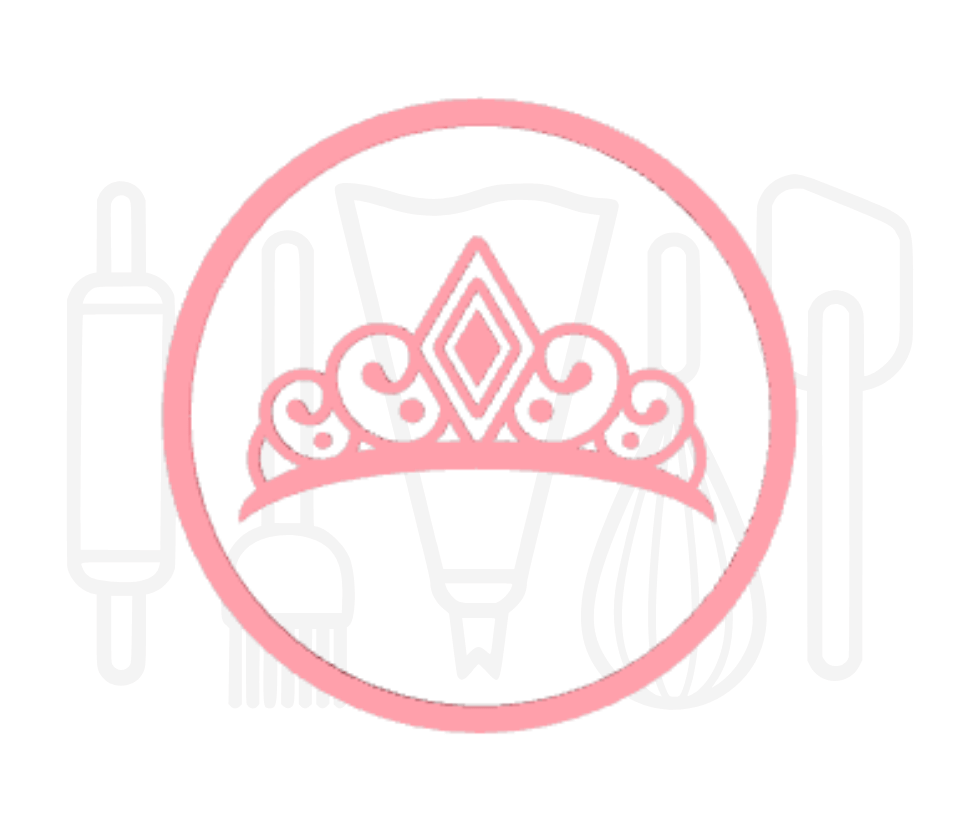 Fondant stempel Tiara - 3D Geprint