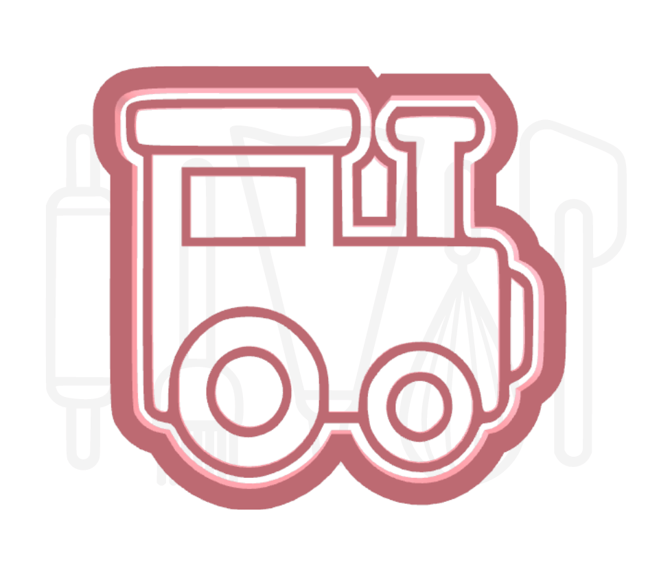 Trein uitsteker + stempel - 3D-geprint
