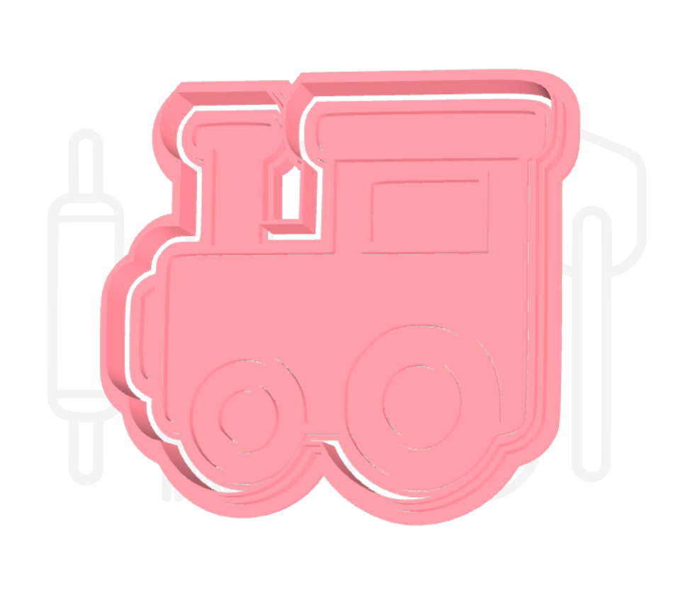 Trein uitsteker + stempel - 3D-geprint
