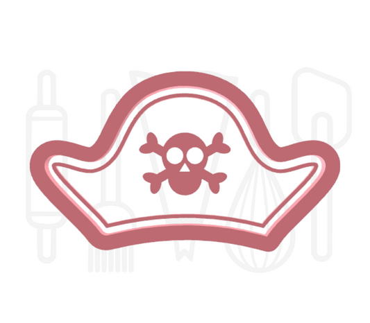 Piratenhoed uitsteker + stempel - 3D-geprint