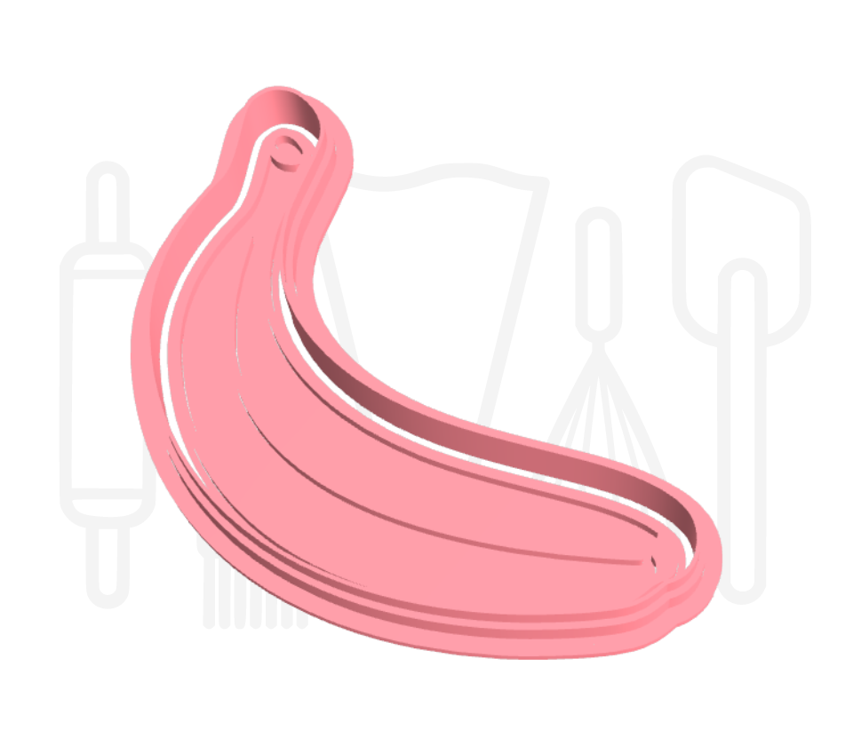 Banaan uitsteker + stempel - 3D-geprint