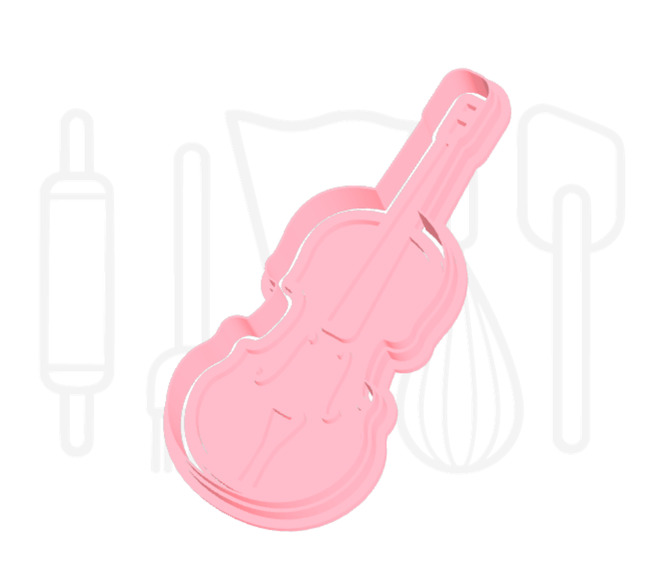 Viool uitsteker + stempel - 3D-geprint