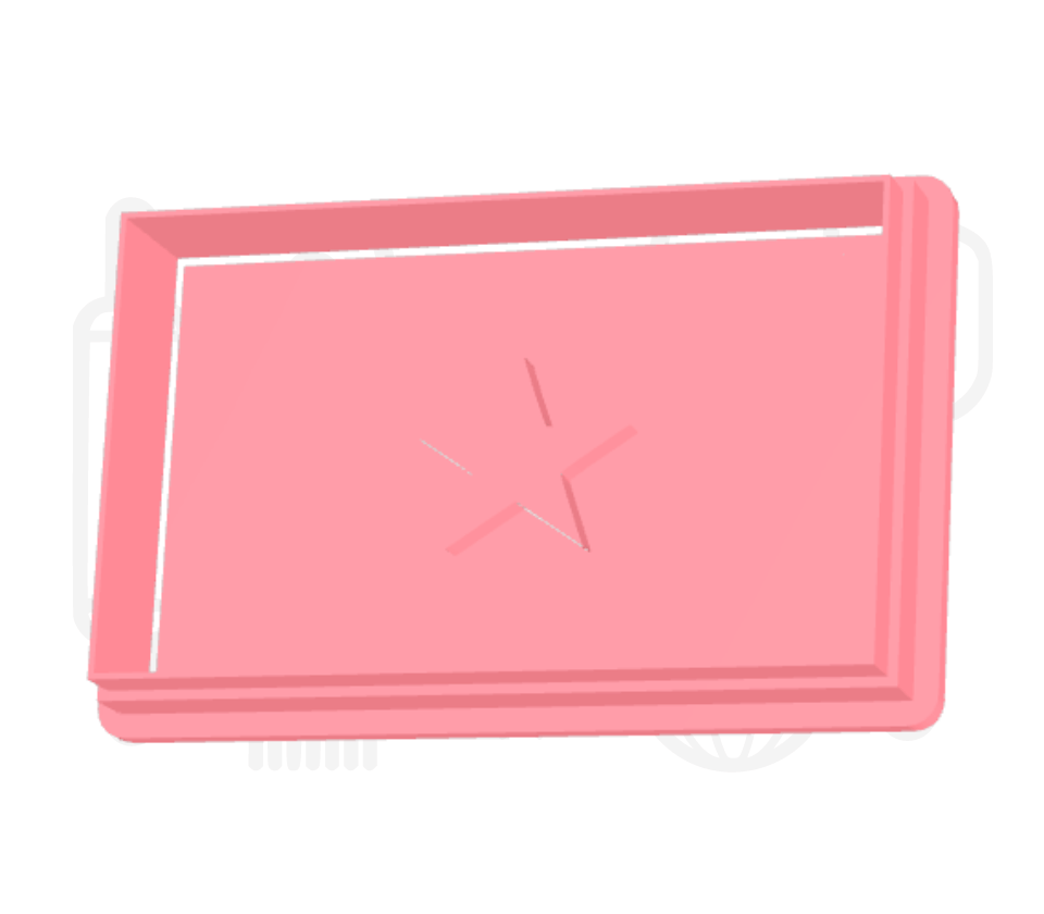 Marokkaanse vlag uitsteker + stempel - 3D-geprint