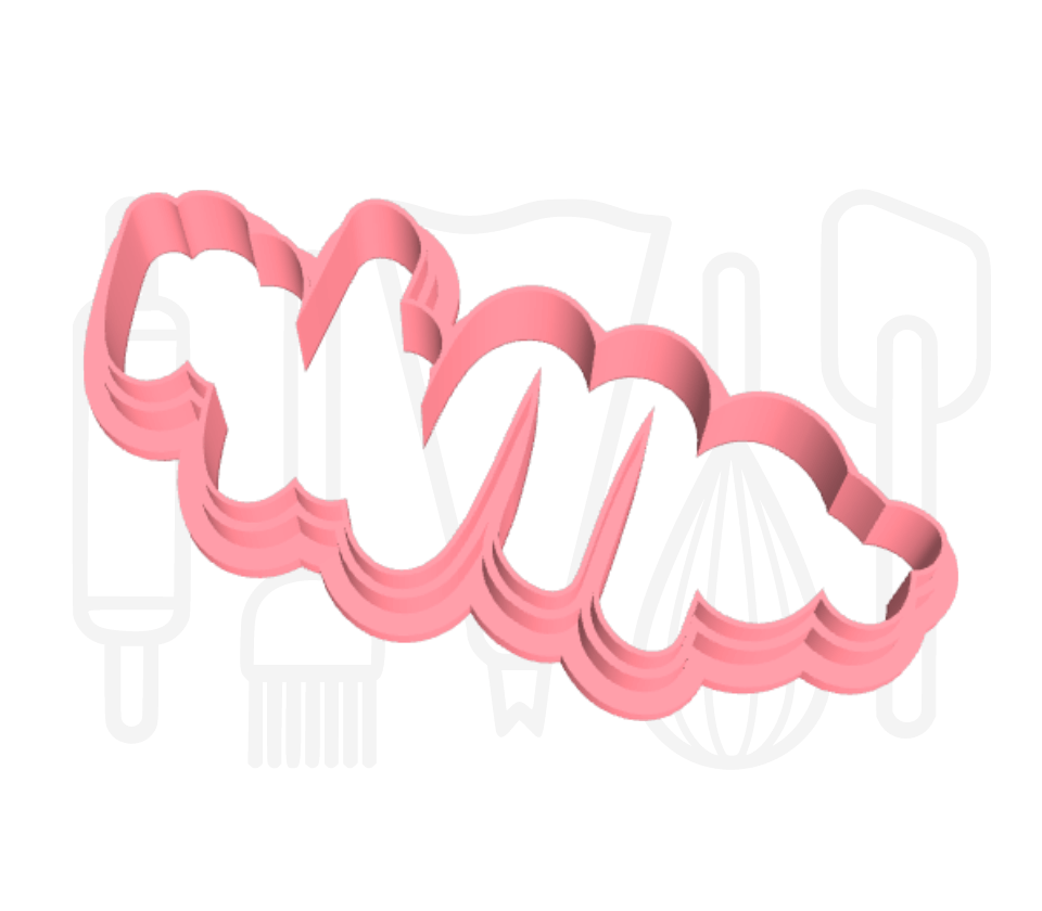 Voornaam uitsteker + stempel - 3D geprint