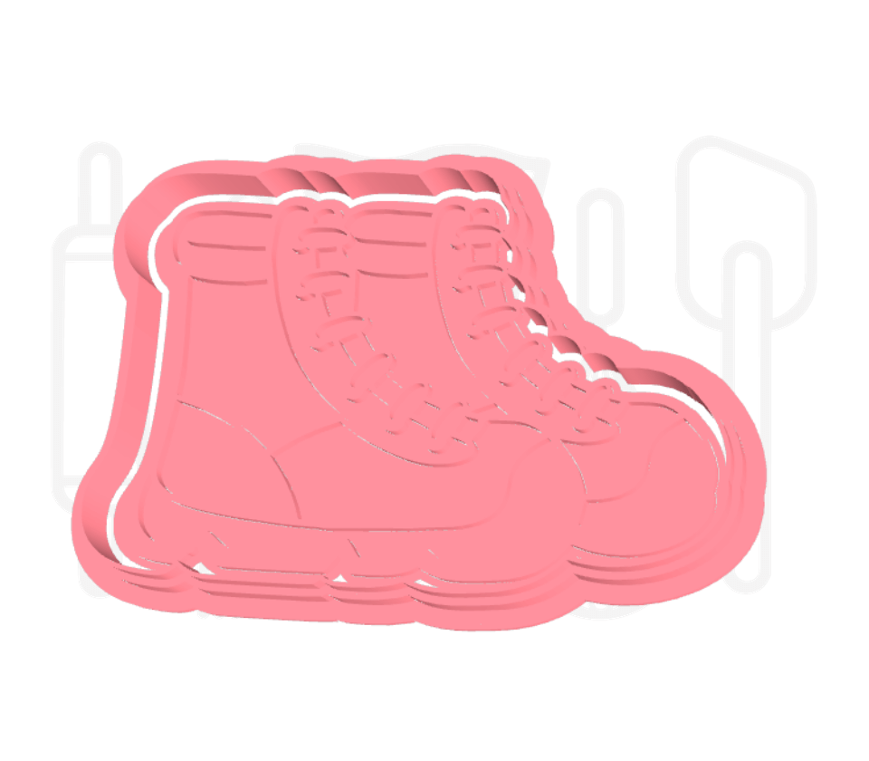 Wandelschoenen uitsteker + stempel - 3D-geprint