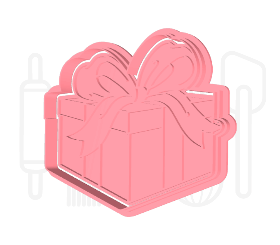 Cadeau uitsteker + stempel - 3D geprint