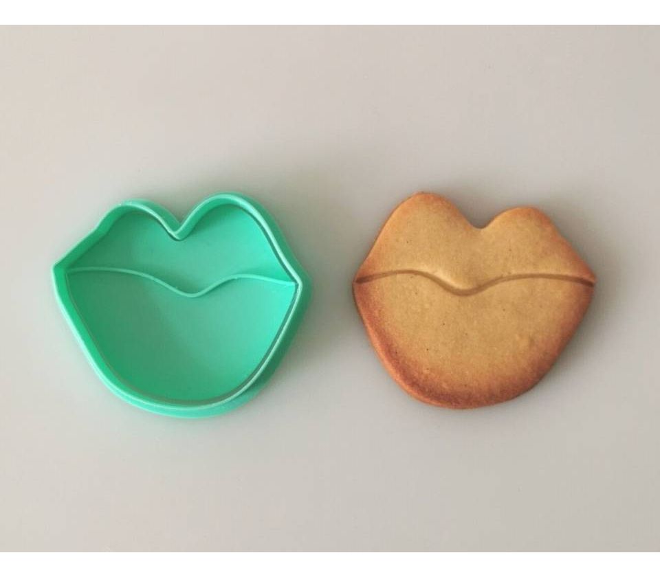 Lippen uitsteker + stempel - 3D geprint