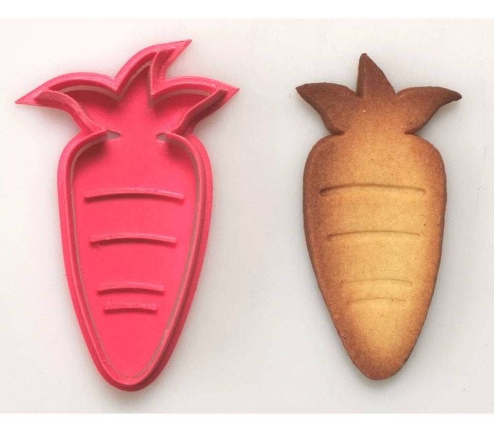 Wortel uitsteker + stempel - 3D geprint