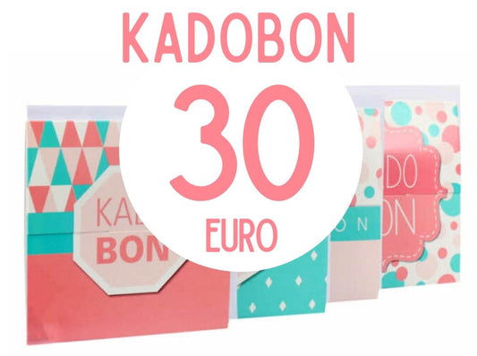 Kadobon 30 euro