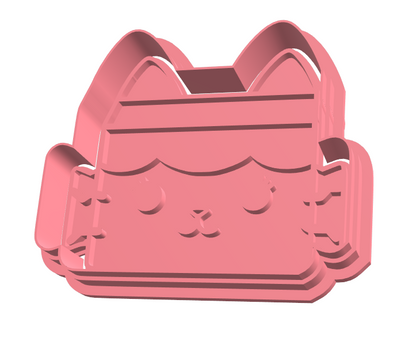 Baby Kitty uitsteker + stempel - 3D-geprint