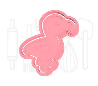 Flamingo uitsteker + stempel - 3D-geprint