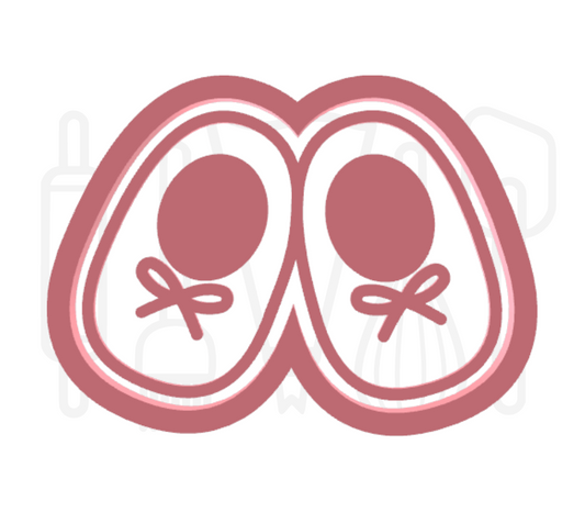 Babyslofjes uitsteker + stempel - 3D-geprint