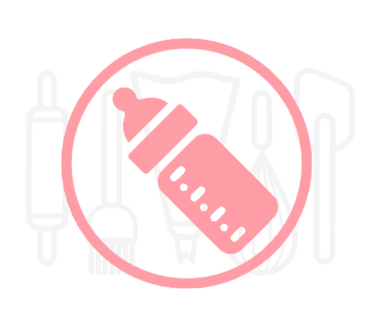 Fondant stempel Babyfles - 3D Geprint
