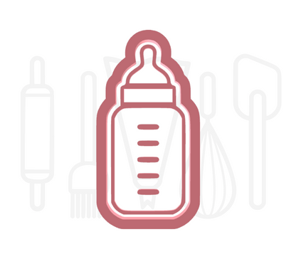 Babyfles uitsteker + stempel - 3D-geprint