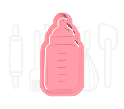 Babyfles uitsteker + stempel - 3D-geprint